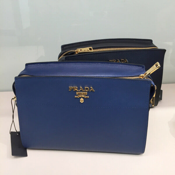 プラダ コピー 完売前にSAFFIANO クロスボディ 多色有り*1BH104 - BALTICO (ネイビー)☆プラダ☆ 完売前にSAFFIANO クロスボディ 多色有り*1BH104